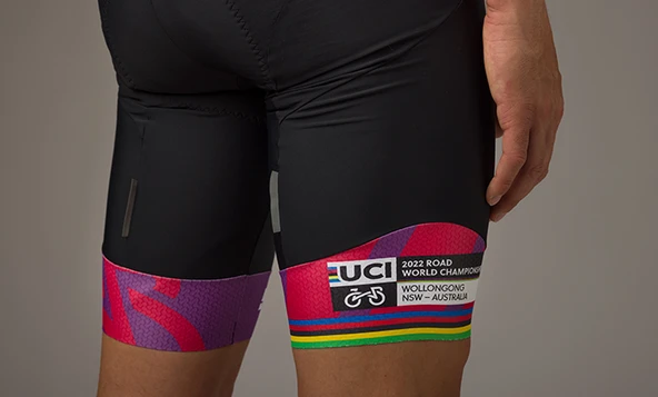 Santini UCI Wollongong Askılı Kadın Bisiklet Taytı EC1075GITR1WL22 - 8