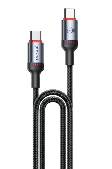 Zipax  Galaxy A21 A21s A22 A23 A24 A25 Şarj Kablosu 2 METRE 240W PD Hızlı Şarj-CA186 ürün görseli 1