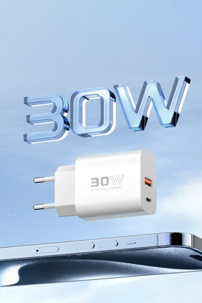 Zipax  Apple İphone 7 - 8 - 7 Plus - 8 Plus Şarj Aleti 30W Lightning SET - 2