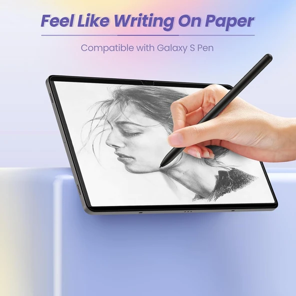 Samsung Galaxy Tab S10 Fe Plus 13.1ınç Ekran Koruyucu Manyetik (Mıknatıslı) Kağıt Hissiyatlı Sm-x626 - 4