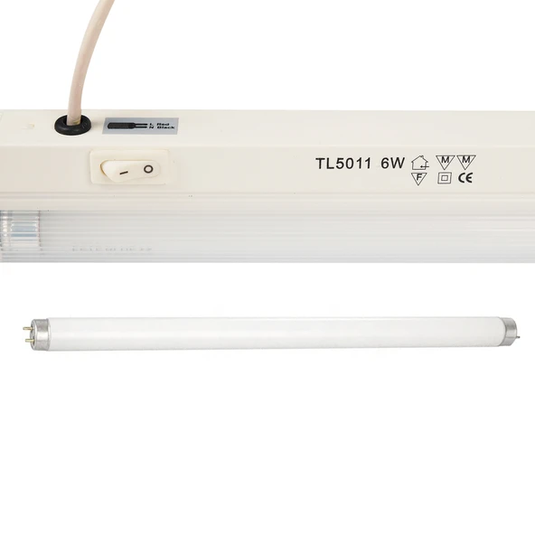 Mega Oto Market 6W 24V Karavan 27 cm Elektronik Floresan Kabin Tavan Lambası - Mavi Işık - 2