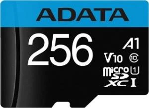 Adata 256GB Micro Sdxc/Sdhc 100MBs Adaptörlü Premier AUSDX256GUICL10A1-RA1