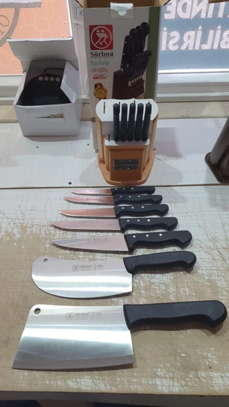 Sürbisa Mutfak Kasap Seti 10lu Set ve 2 Satır - Resim 2