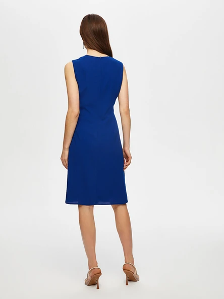 Damla Taş Detaylı Şifon Pelerinli Abiye Elbise Faik Sönmez - 5