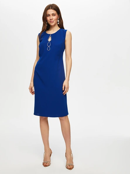 Damla Taş Detaylı Şifon Pelerinli Abiye Elbise Faik Sönmez - 2