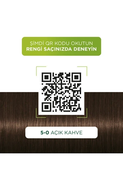 Palette Kalıcı Doğal Renkler 5-0 Açık Kahve - 3