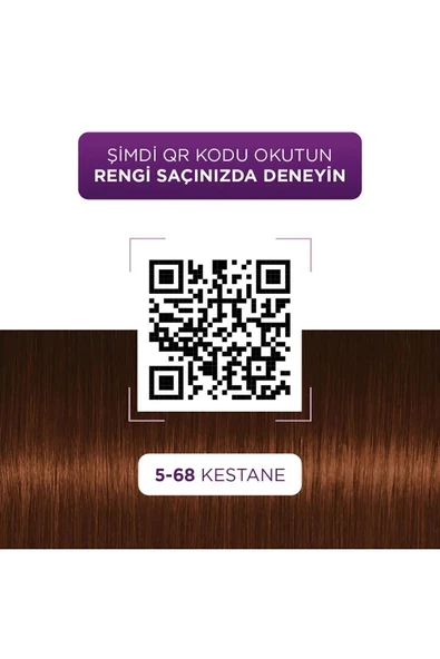 Palette Göz Alıcı Renkler 5-68 Kestane x 3 Adet - Resim 3