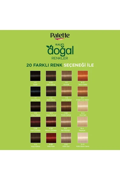 Palette Kalıcı Doğal Renkler Saç Boyası 8-16 Küllü Sarı - 6