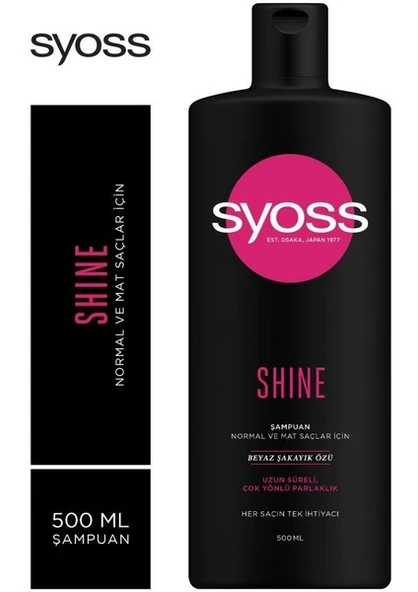 Syoss Shine Şampuan 500 ml x 3 Adet - Resim 3