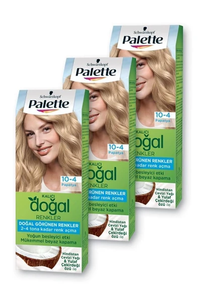Palette Kalıcı Doğal Renkler Saç Boyası 10-4 Papatya X 3 Adet - Resim 2