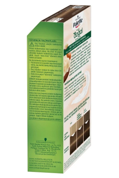 Palette Schwarzkopf Palette Kalıcı Doğal Renkler 6-0 Koyu Kumral Saç Boyası - 4