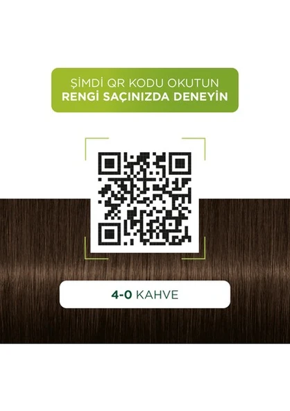 Palette Kalıcı Doğal Renkler Saç Boyası 4-0 Kahve - Resim 4