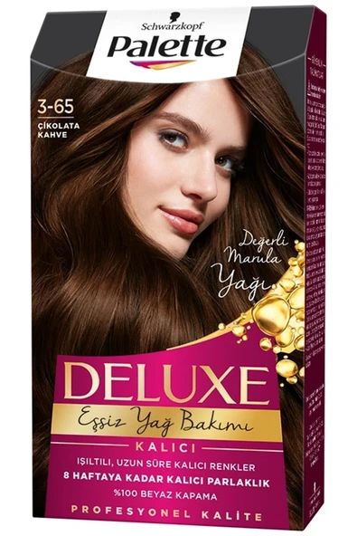 Palette Deluxe Saç Boyası 3-65 Çikolata Kahve - 1