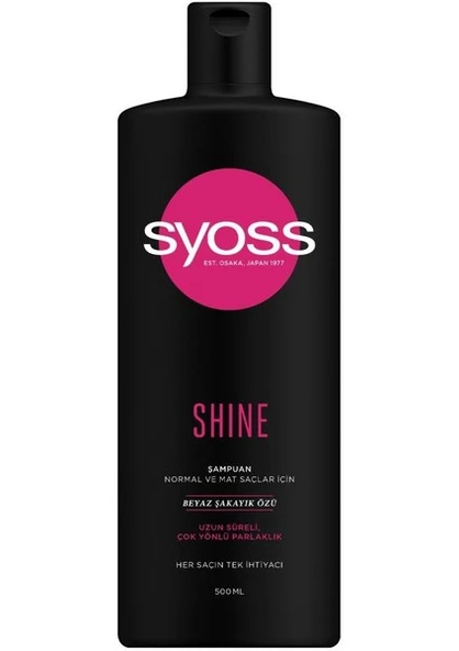Syoss Shine Şampuan 500 ml x 3 Adet - Resim 4