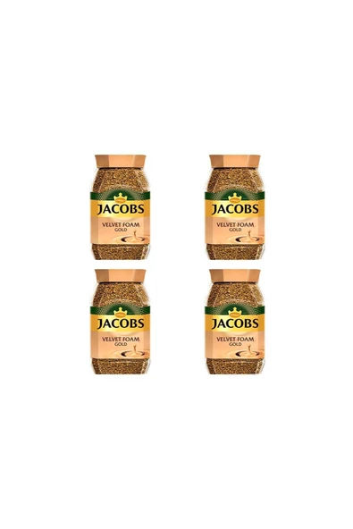 Jacobs VELVET FOAM GOLD 100 GRAM X 4 ADET - 8