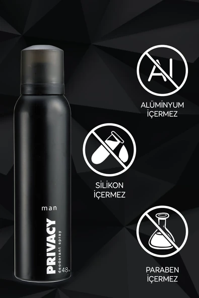 Privacy Men Erkek Deodorant 3x150ml - 2