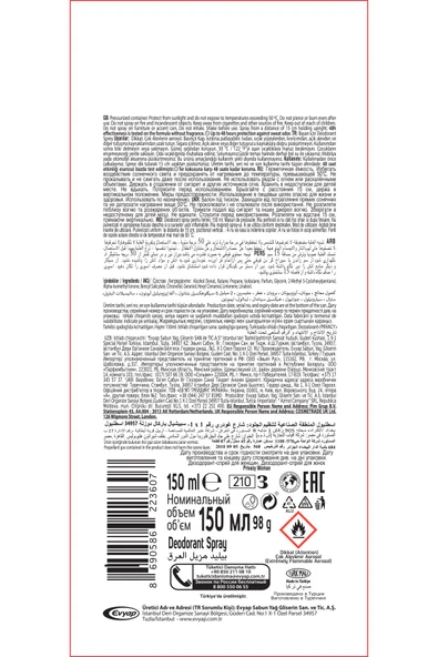 Privacy Women Kadın Deodorant 6x150ml - 6