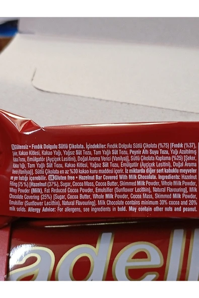 Tadelle King Size Çikolata 52 gr 16 Lı - Resim 2