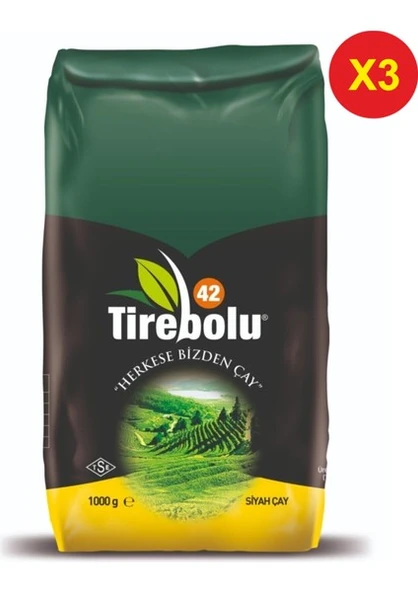 Tirebolu 42 Siyah Dökme Çay 3 X 1 Kg - 1