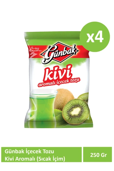 Günbak 250 Gr Kivi Aromalı İçecek Tozu x 4 Adet