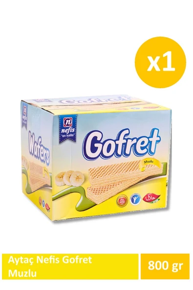 Aytaç Nefis Gofret Muzlu 800 gr - 2