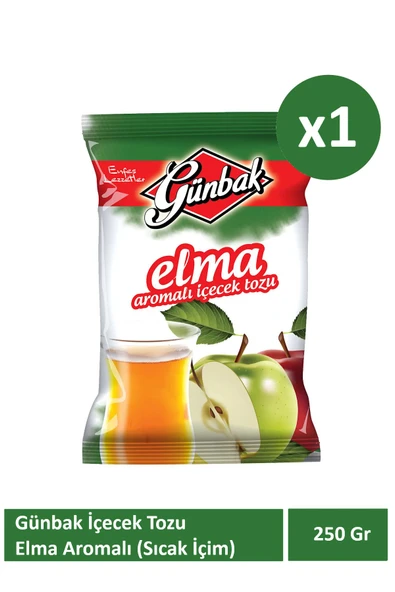 Günbak Elma Aromalı Toz İçecek 250 gr ürün görseli