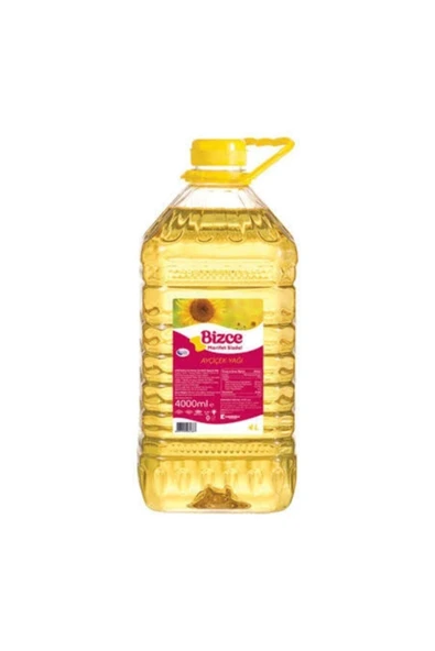 BİZCE Ayçiçek Yağı 4 Lt