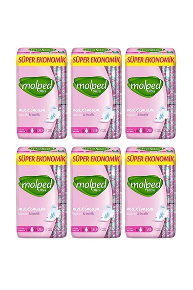 Molped Ultra Süper Ekonomik 20'li Uzun X 6 Paket - 1