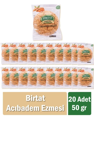 Birtat Acıbadem Ezmesi 50 gr X 20 Adet