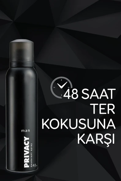 Privacy Men Erkek Deodorant 3x150ml - 4