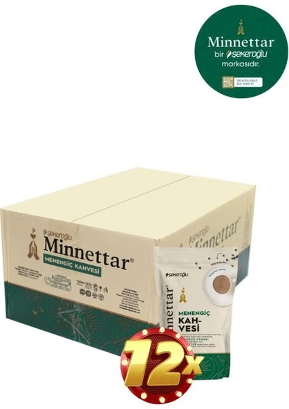 Şekeroğlu Minnettar Menengiç Kahvesi Toz 12 x 165 gr ( 12 Adet ) - 3
