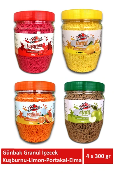 Kuşburnu + Elma + Limon Portakal Aromalı Granül İçecek ürün görseli 1