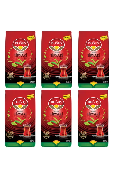 Karadeniz Tiryaki Çay 1 kg x 6 Adet - 1