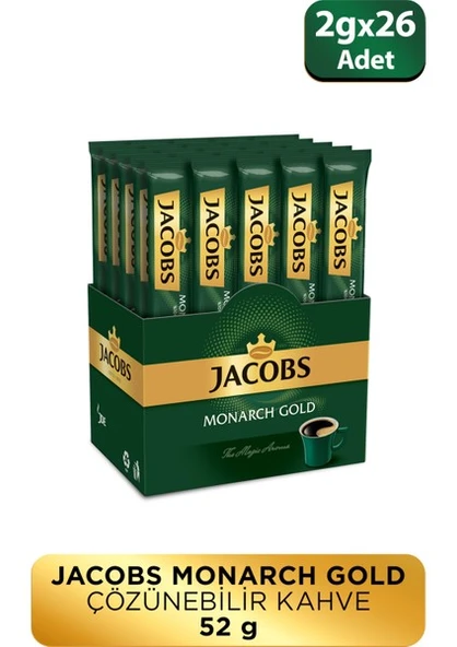 Jacobs Monarch Gold Stick Kahve 2 gr x 26 Adet ürün görseli