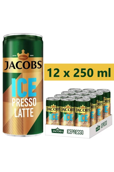 Jacobs Icepresso Latte Soğuk Kahve 250 ml X 12 Adet - 2