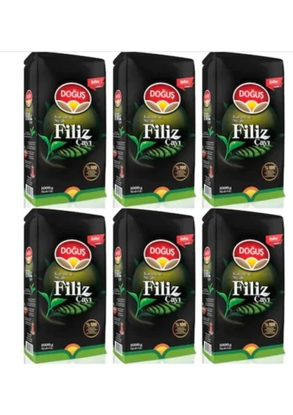 Doğuş Siyah Filiz Çayı 1000 gr x 6 - 1
