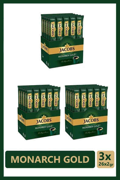 Jacobs Monarch Gold Stick 26adet 2gr 3 Kutu (26x3) 78adet - 1