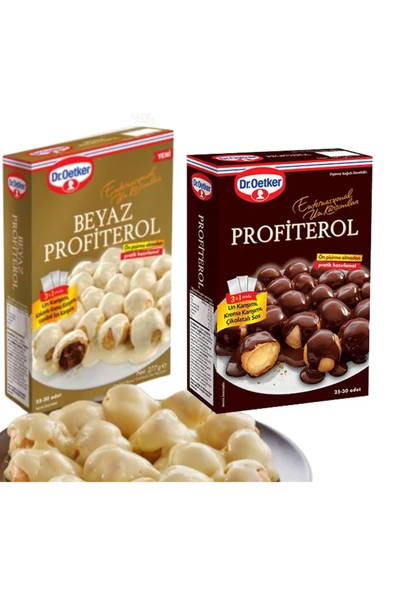 Dr. Oetker Dr.Oetker Prfofiterol 305 g Beyaz Profiterol 277 g 2 li Set