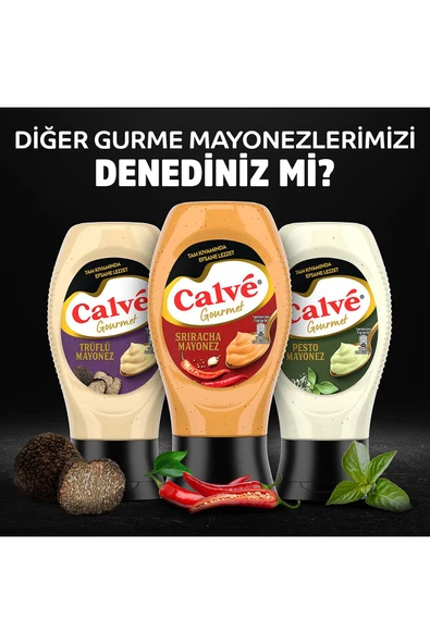 Calve Gurme Mayonez Serisi Sriracha Mayonez 240g X2 Adet - 7