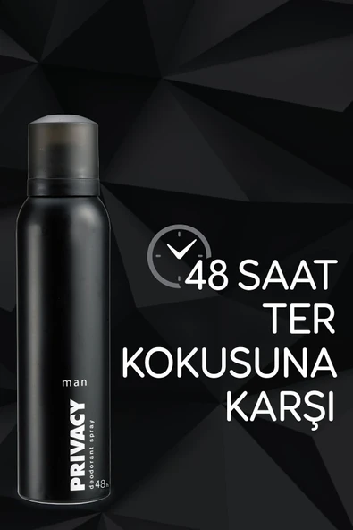 Privacy Men Erkek Deodorant 6x150ml - 4
