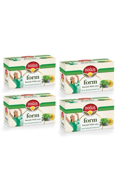 Doğuş Form Sade 20'li Poşet Çay 4 Adet - 1