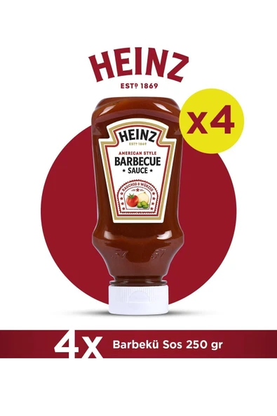 Heinz Barbekü Sos 250 Gr - 4'lü Paket ürün görseli