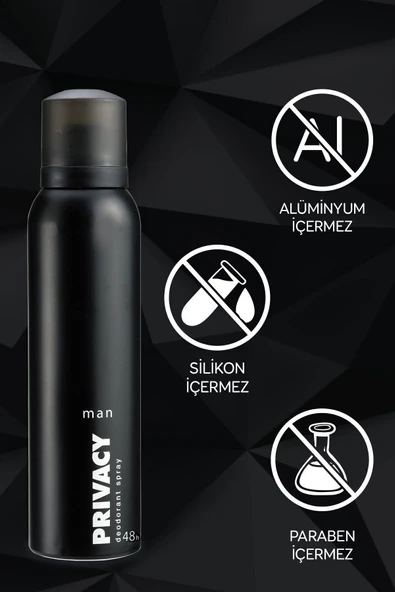 Privacy Men Erkek Deodorant 6x150ml - 2
