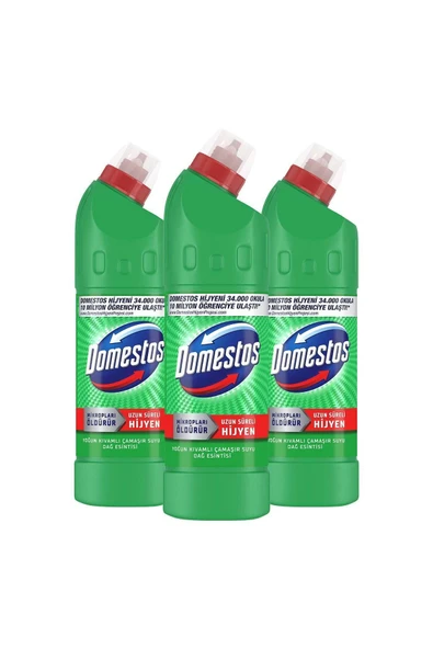 Domestos Çamaşır Suyu Dağ Esintisi 750 ml X3 Adet - 2
