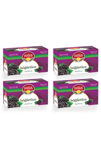 Doğuş Doğuş Böğürtlen Çayı 20li X 4 Adet
