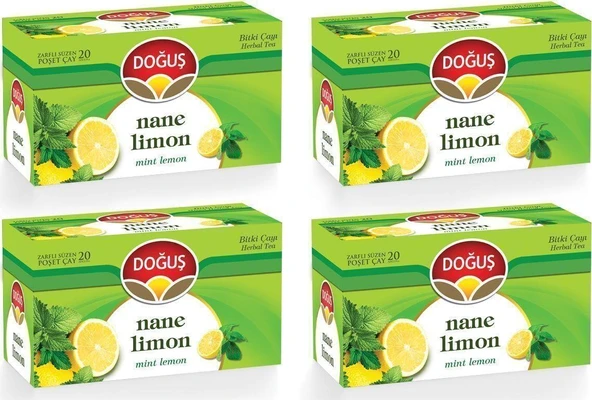 Doğuş Nane Limon Çayı 20Li X 4 Adet - 1