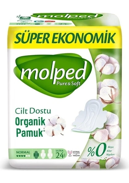 Molped Pure&soft Hijyenik Ped Süper Ekonomik Normal 24 Lü 6 Adet - 2