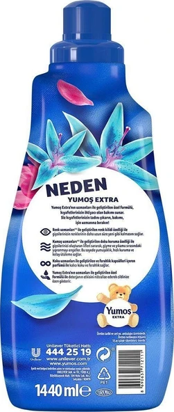 Yumoş Extra Konsantre Çamaşır Yumuşatıcısı Lilyum 1440 ml 60 Yıkama 4 Adet - 8