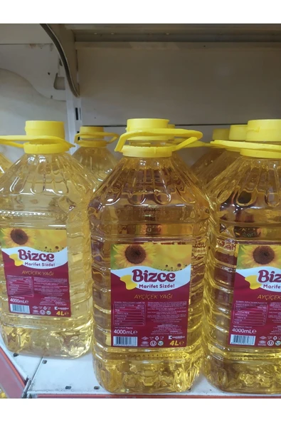 Bizce Ayçiçek Yağı 4 Lt - 2