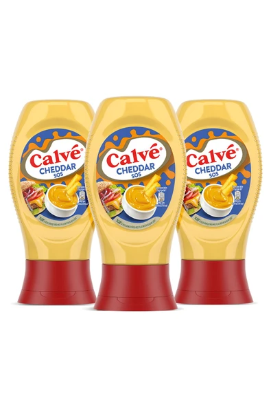 Calve Sos Cheddar 240 gr X3 Adet - Resim 2